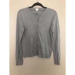 J. Crew Factory Caryn Cotton Button Up Cardigan